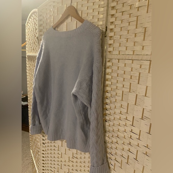 H&M Periwinkle Long Sleeve Wool Sweater M - Picture 6 of 6